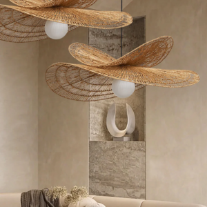 Bohemian Bamboo lampshade